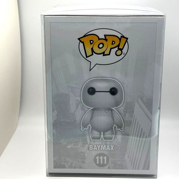 Funko POP #111 Big Hero 6 Baymax Diamond Collection Hot Topic Exclusive - Picture 3 of 5